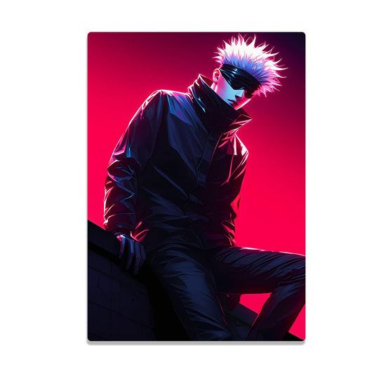 Satoru Gojo - Jujutsu Kaisen - Metal Poster - Losstail - LOSSTAIL