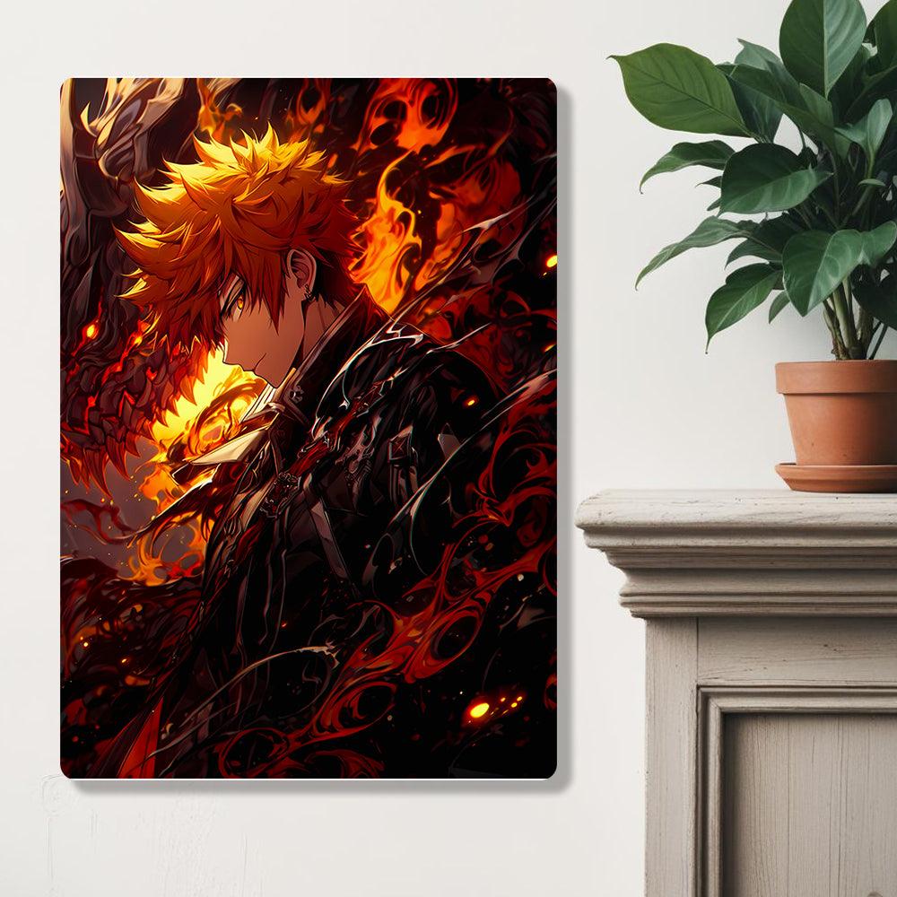 Ichigo Kurosaki - Bleach - Metal Poster - Losstail - LOSSTAIL