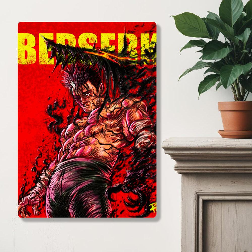 Guts - Berserk - Metal Poster - Losstail - LOSSTAIL