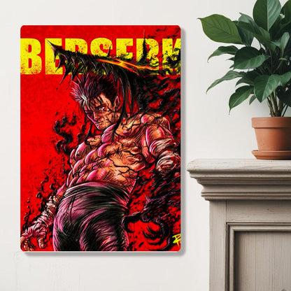 Guts - Berserk - Metal Poster - Losstail - LOSSTAIL