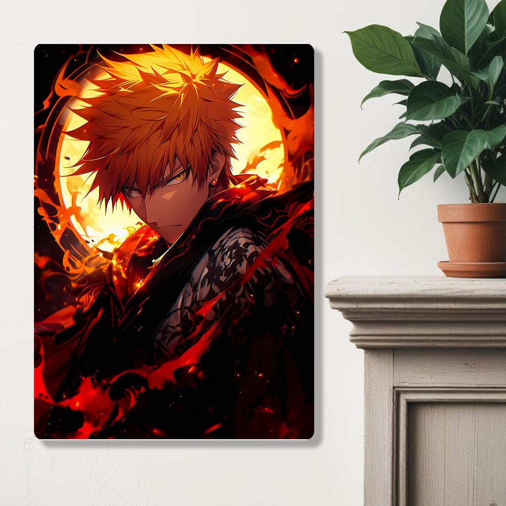 Ichigo Kurosaki - Bleach - Metal Poster - Losstail - LOSSTAIL