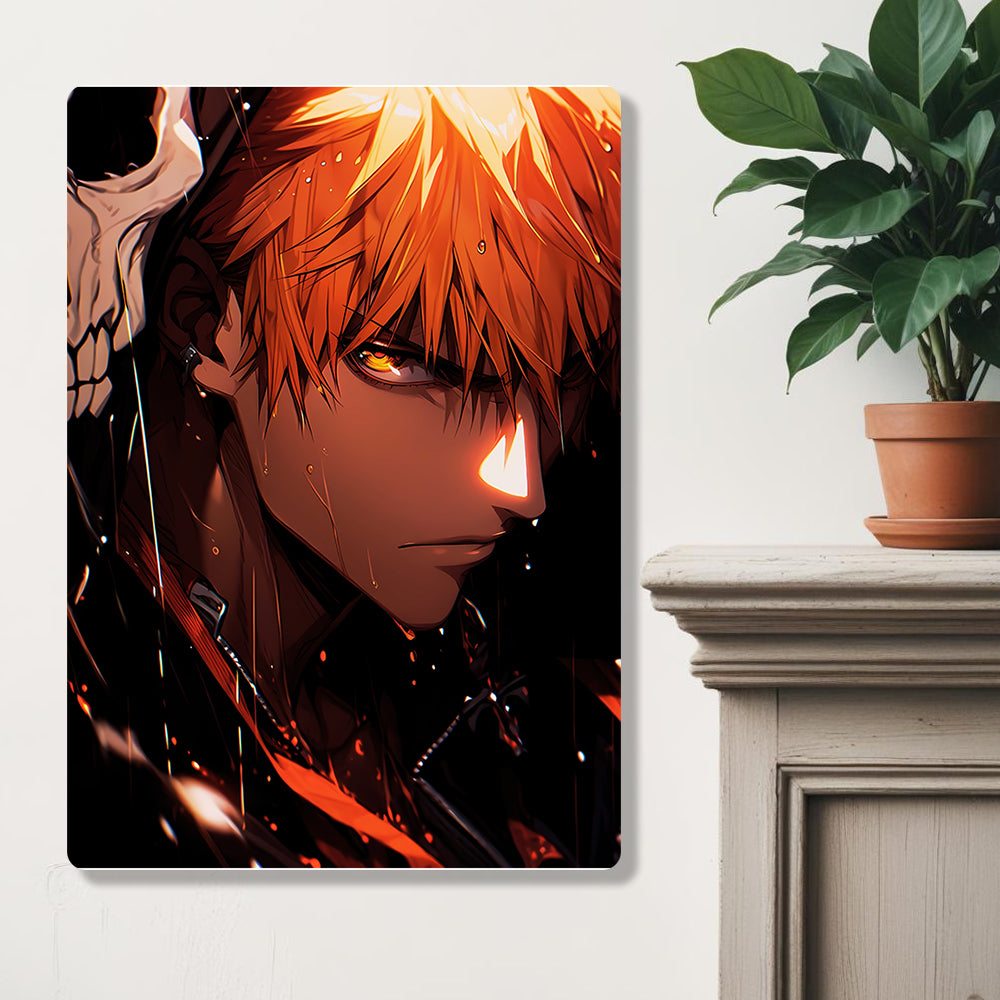 Ichigo Kurosaki - Bleach - Metal Poster - Losstail - LOSSTAIL