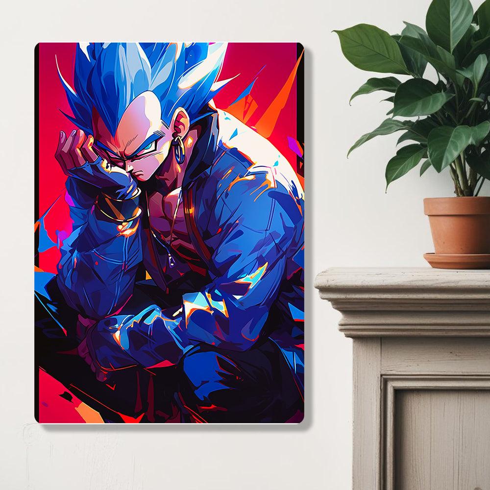 Vegeta - Dragon Ball - Metal Poster - Losstail - LOSSTAIL