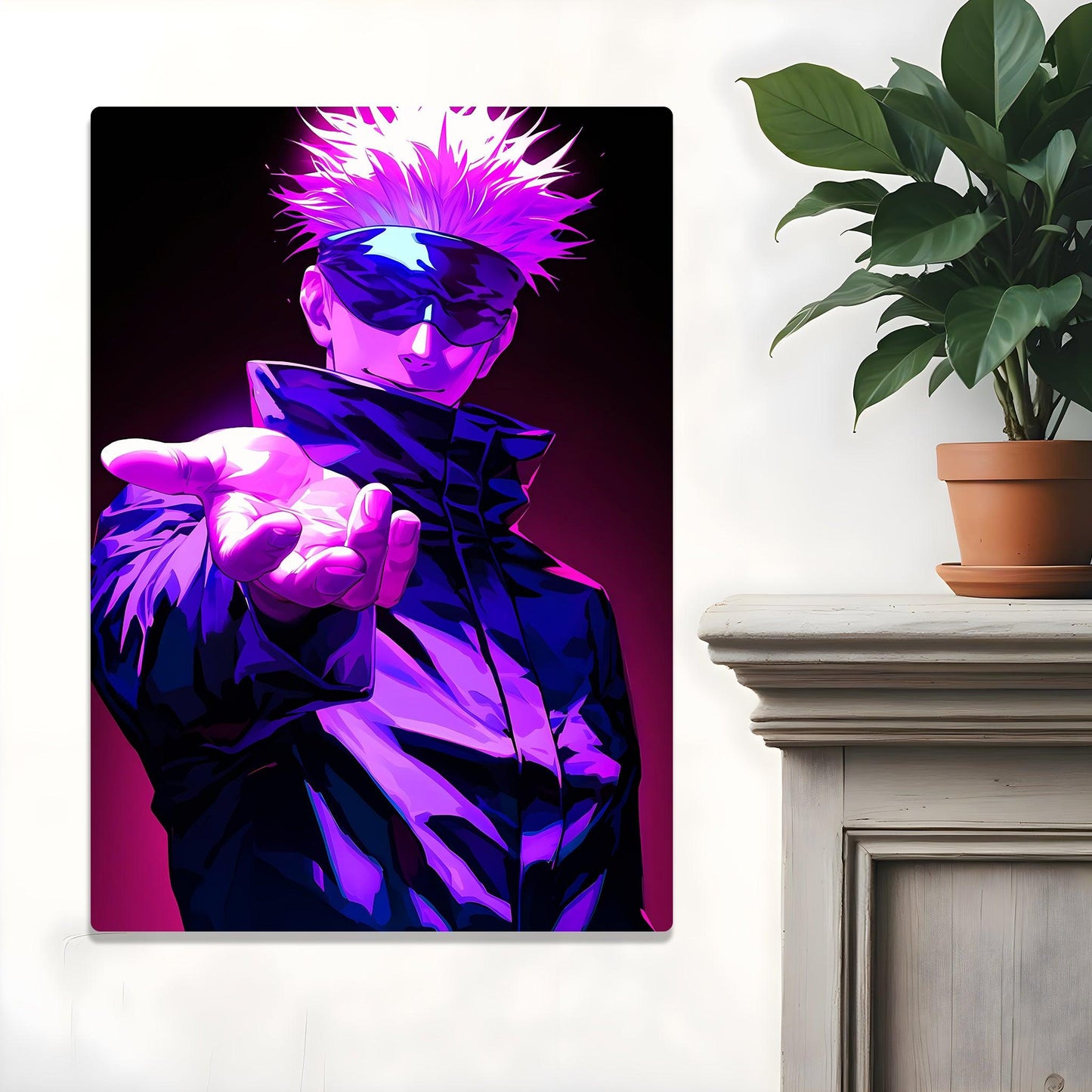 Satoru Gojo - Jujutsu Kaisen - Metal Poster - Losstail - LOSSTAIL