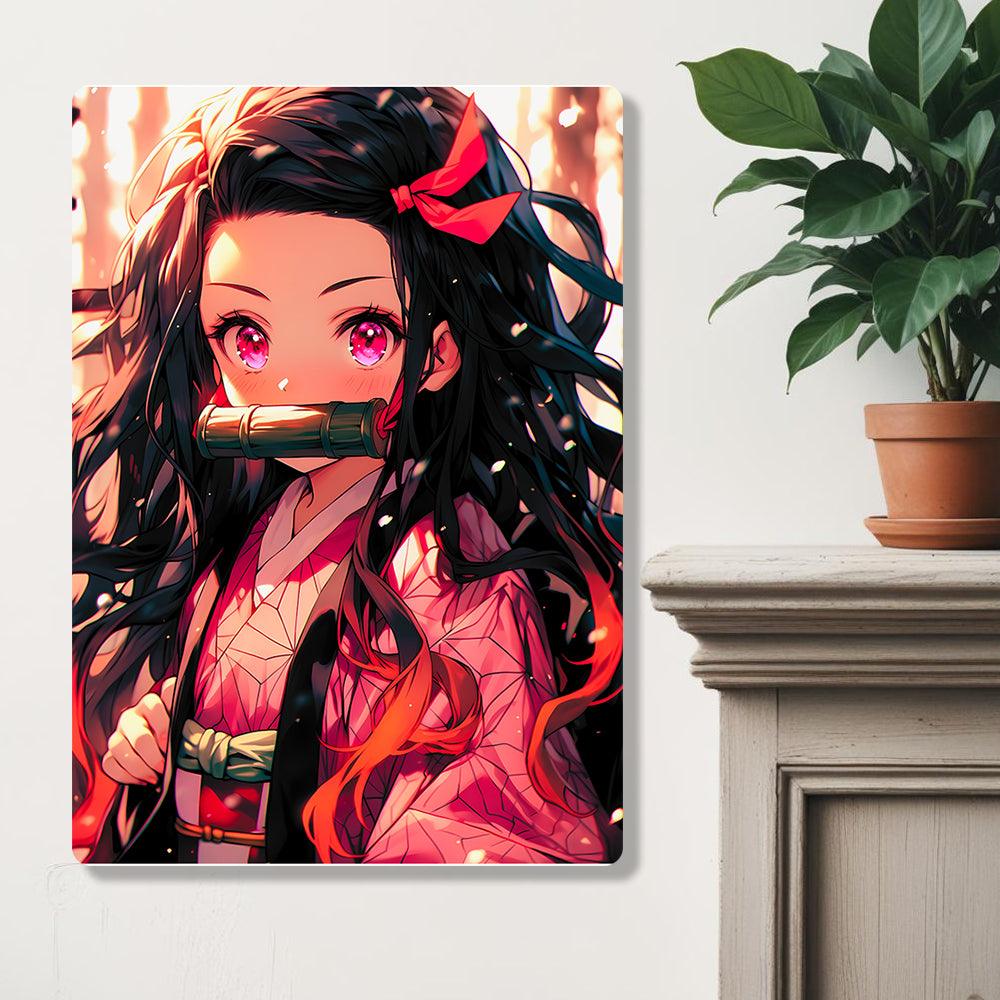 Nezuko Kamado - Demon Slayer - Metal Poster - Losstail - LOSSTAIL