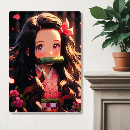 Nezuko Kamado - Demon Slayer - Metal Poster - Losstail - LOSSTAIL