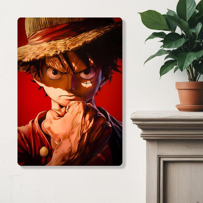 Monkey D Luffy - Onepiece - Metal Poster - Losstail.