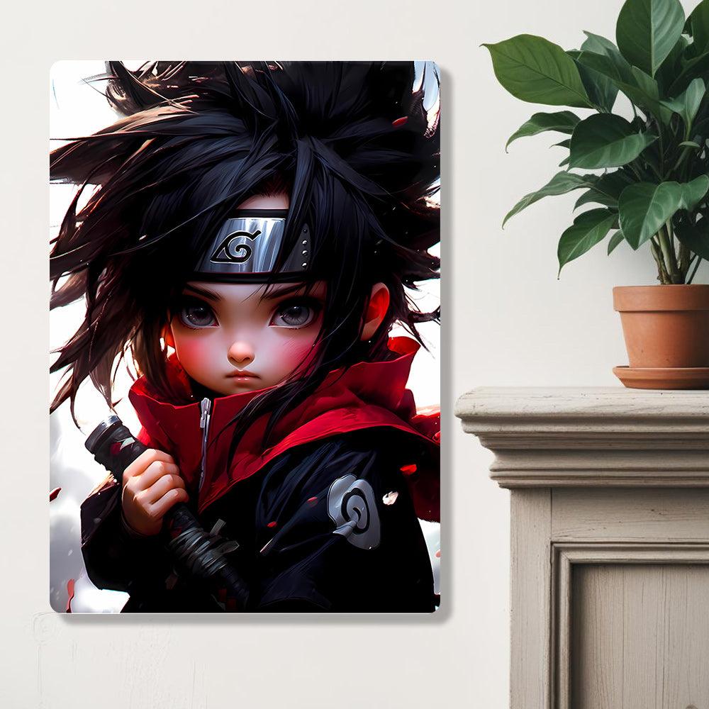 Kid Sasuke - Naruto - Metal Poster - Losstail.