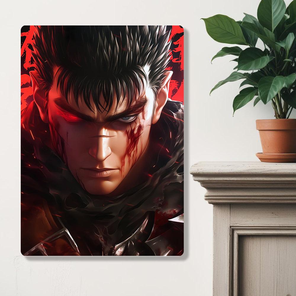 Guts  - Berserk - Metal Poster - Losstail