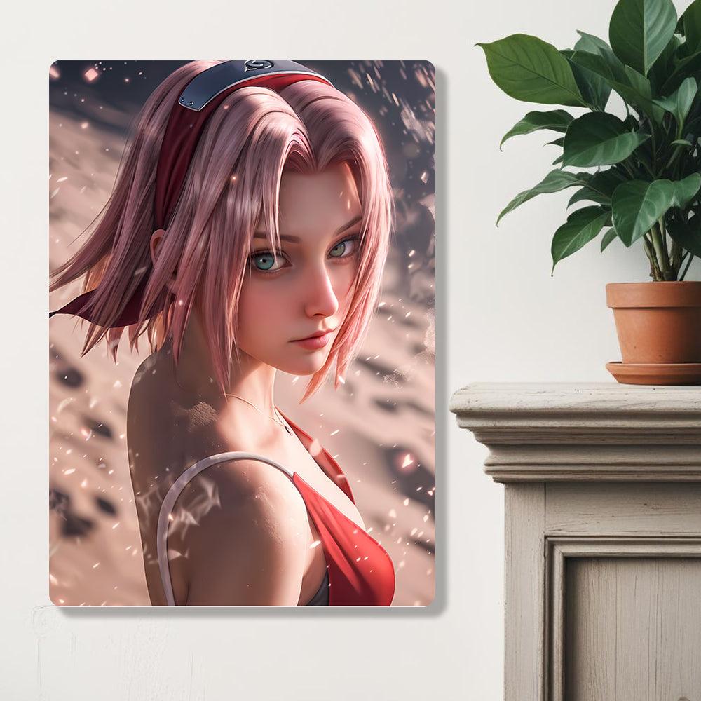 Sakura - Naruto - Metal Poster - Losstail