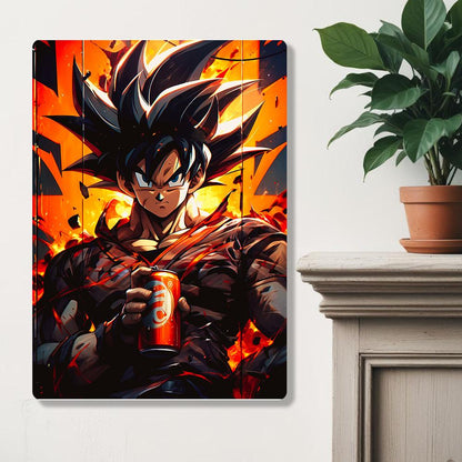 Goku - Dragon Ball - Metal Poster - Losstail - LOSSTAIL