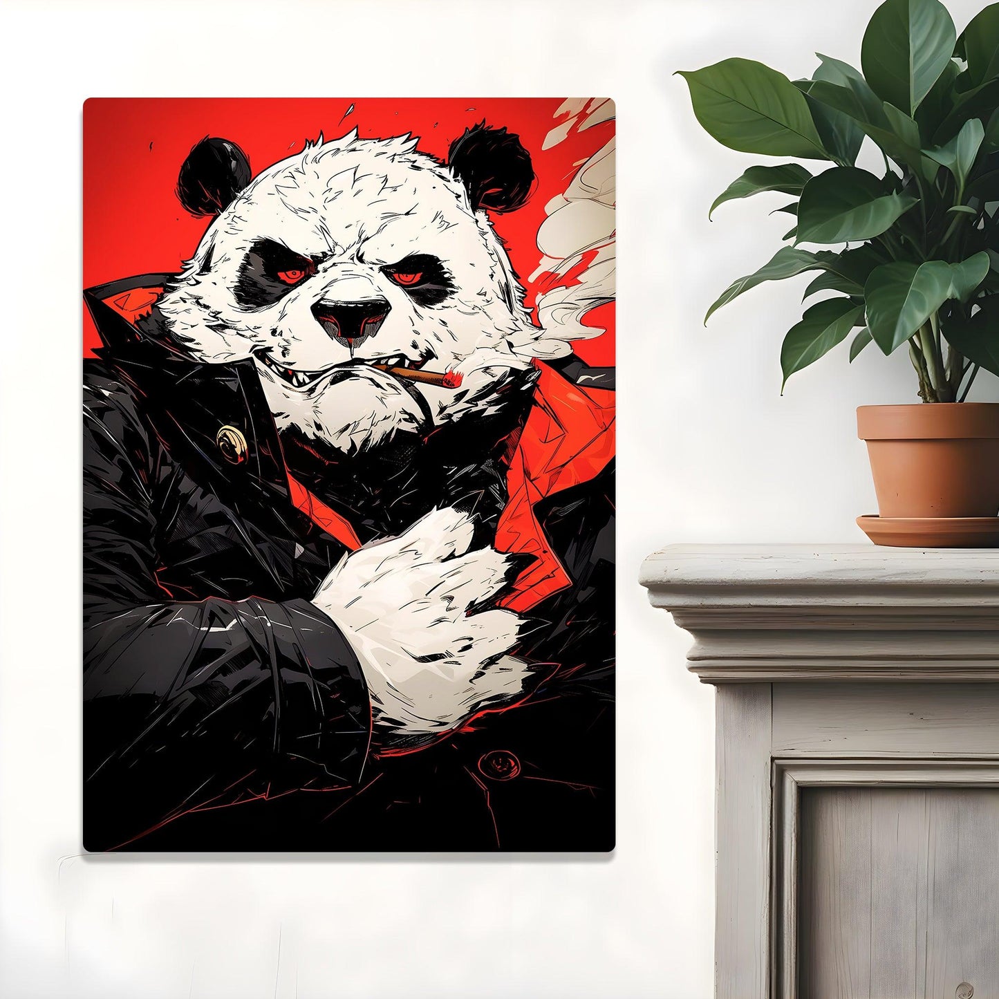 Panda - Jujutsu Kaisen - Metal Poster - Losstail - LOSSTAIL