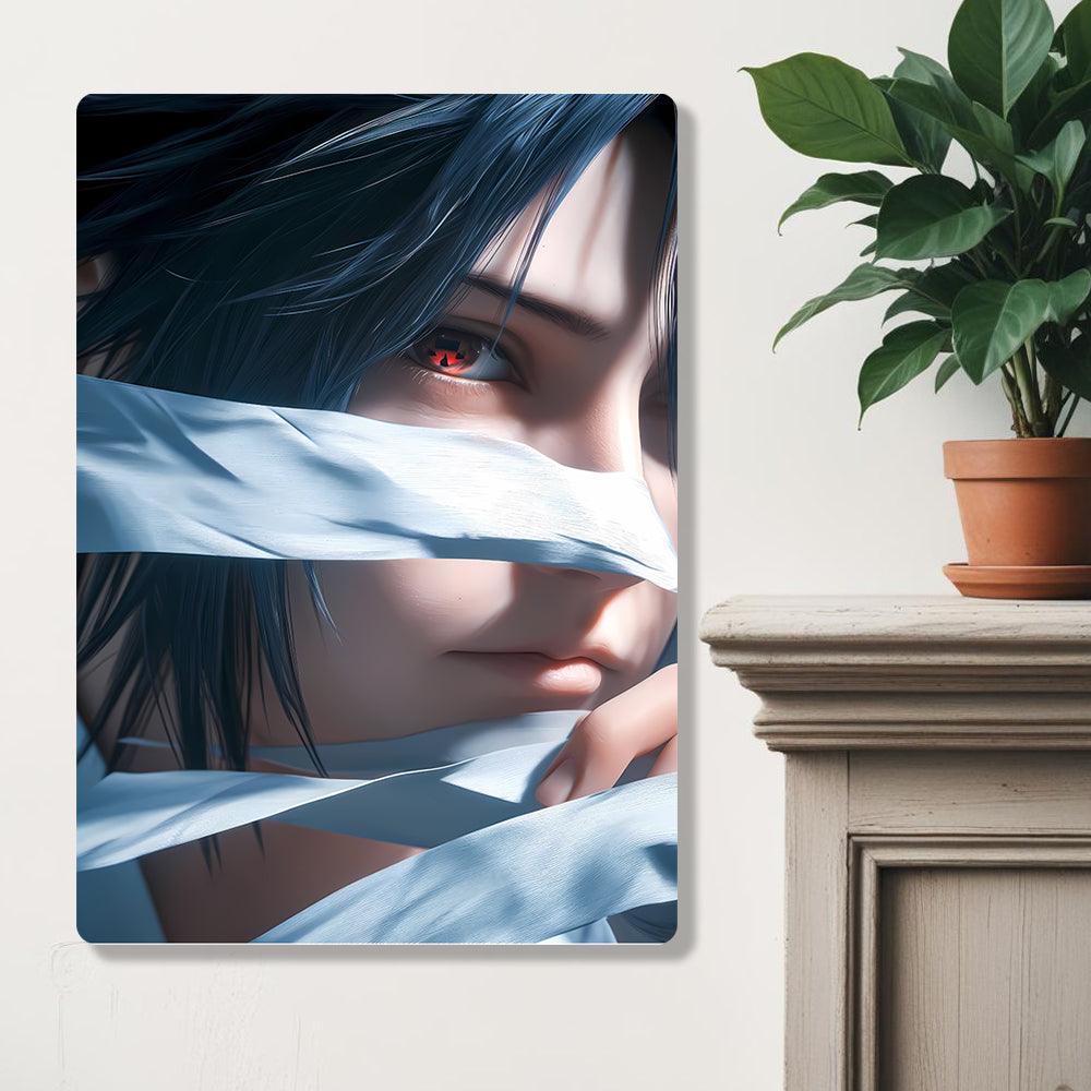 Sasuke Uchiha - Naruto - Metal Poster - Losstail