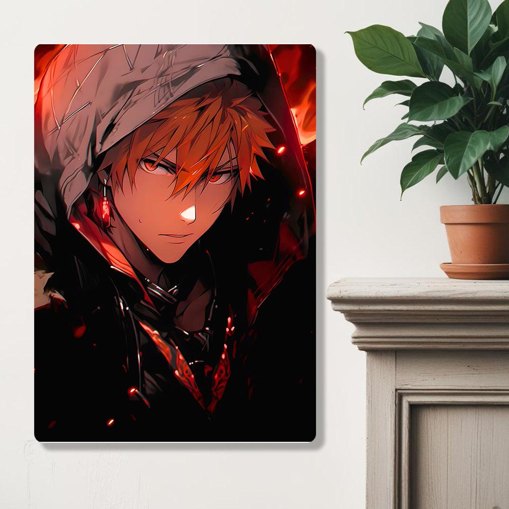 Ichigo Kurosaki - Bleach - Metal Poster - Losstail - LOSSTAIL