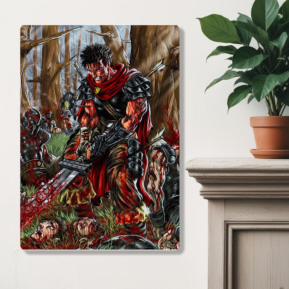 Guts - Berserk - Metal Poster - Losstail