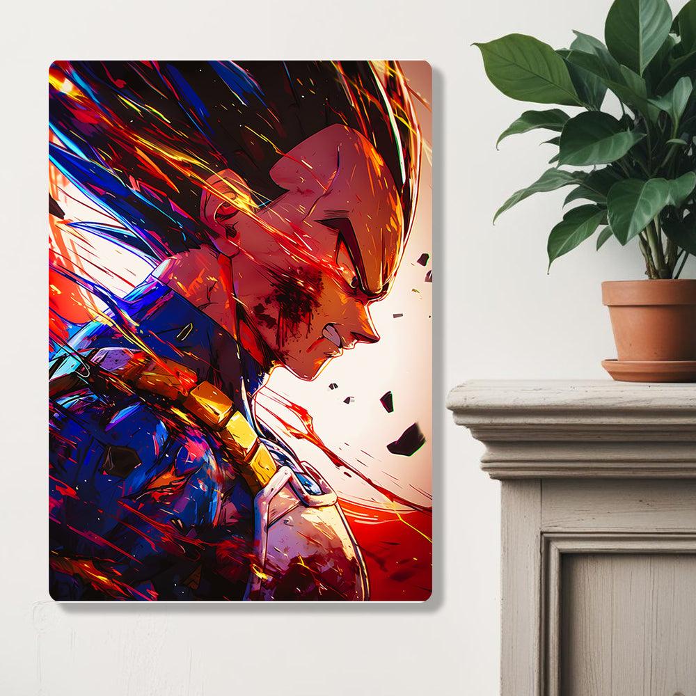 Vegeta - Dragon Ball - Metal Poster - Losstail - LOSSTAIL