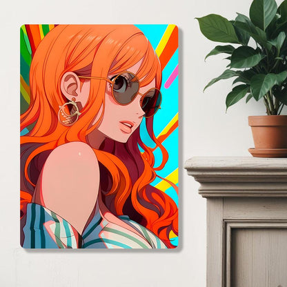 Nami - Onepiece - Metal Poster - Losstail.