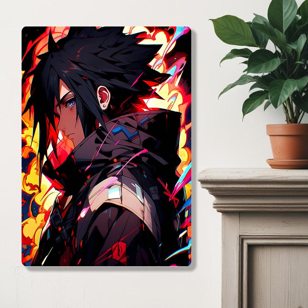 Sasuke Uchiha - Naruto - Metal Poster - Losstail