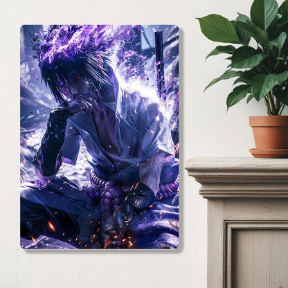 Sasuke Uchiha - Naruto - Metal Poster - Losstail