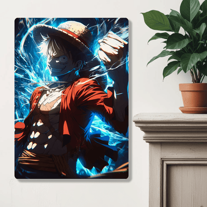 Monkey D Luffy - Onepiece - Metal Poster - Losstail.