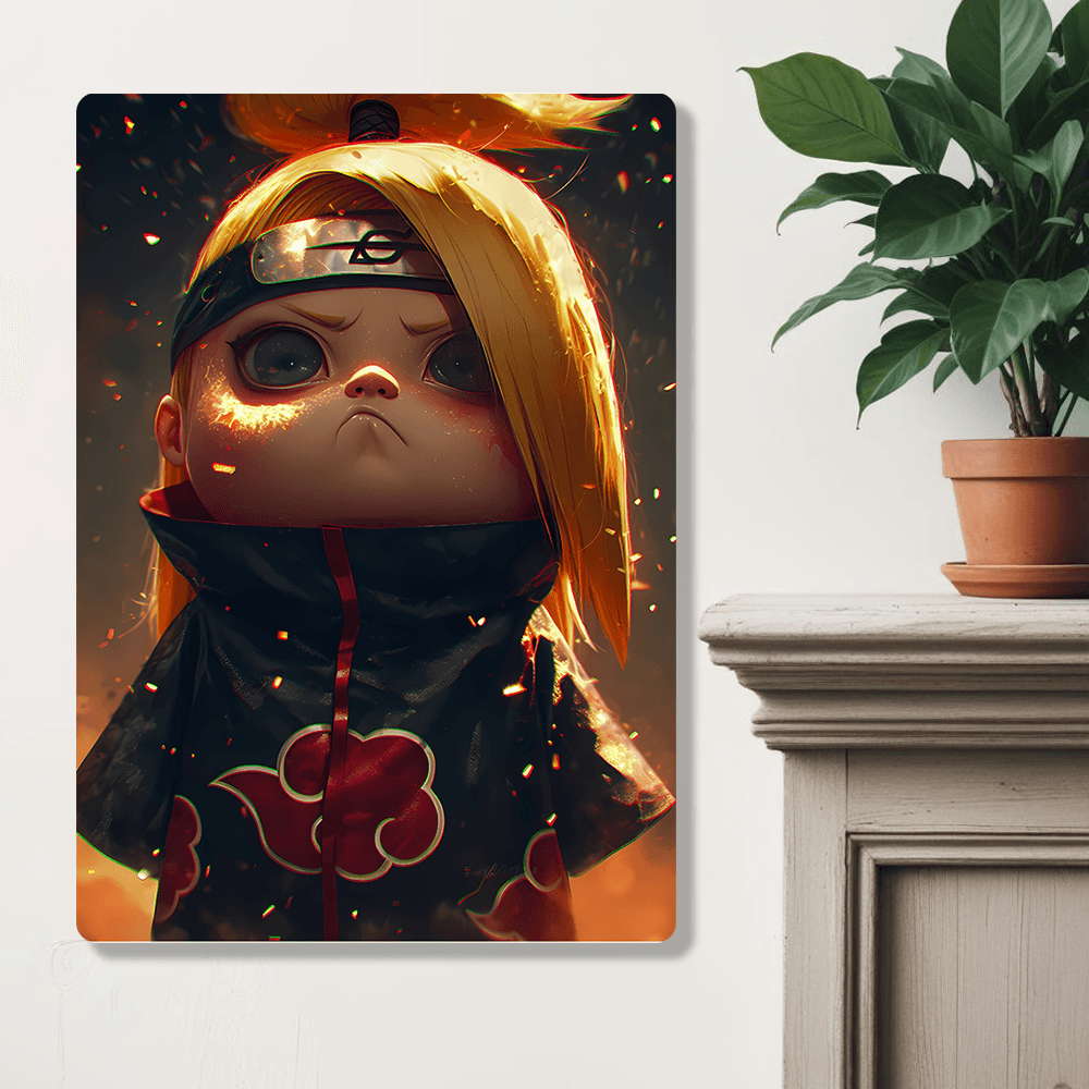 Kid Deidara - Naruto - Metal Poster - Losstail.