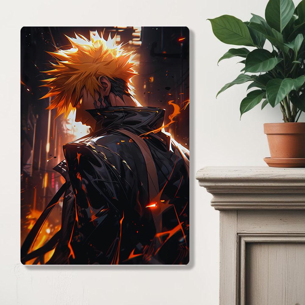 Ichigo Kurosaki - Bleach - Metal Poster - Losstail - LOSSTAIL