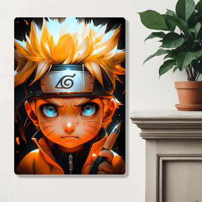 Kid Naruto - Naruto - Metal Poster - Losstail.