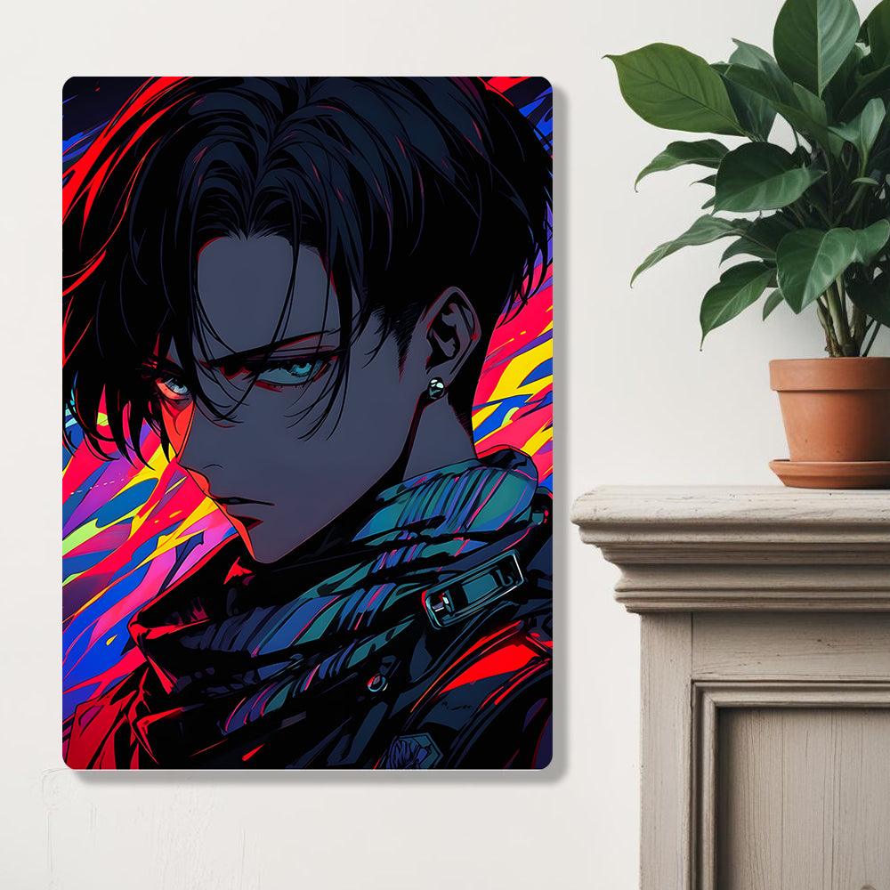 Levi Ackerman - Attack On Titan - Metal Poster - Losstail