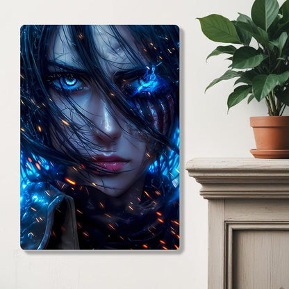 Mikasa Ackerman - Attack On Titan - Metal Poster - Losstail