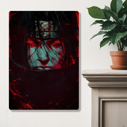 Sasuke Uchiha - Naruto - Metal Poster - Losstail