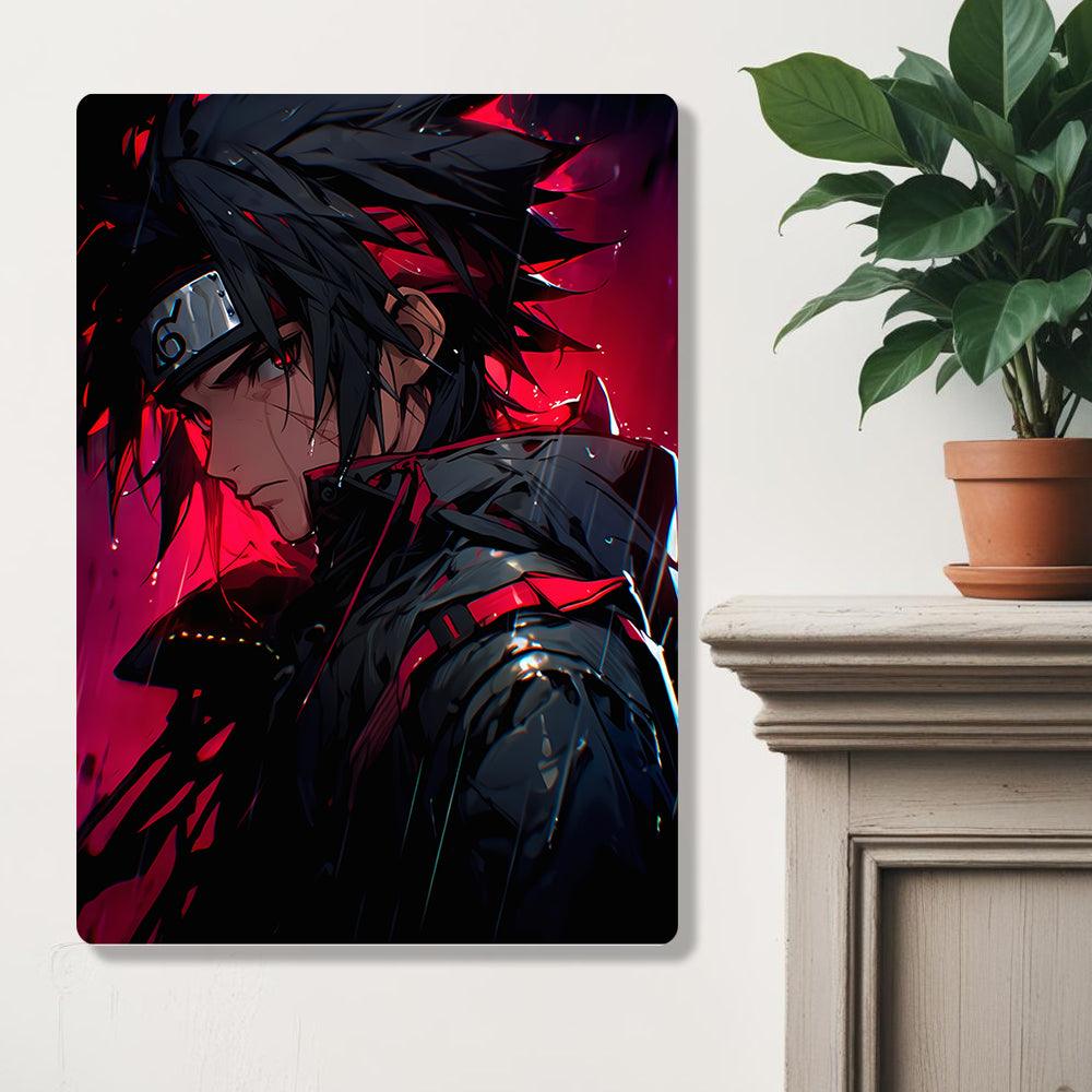 Sasuke Uchiha - Naruto - Metal Poster - Losstail