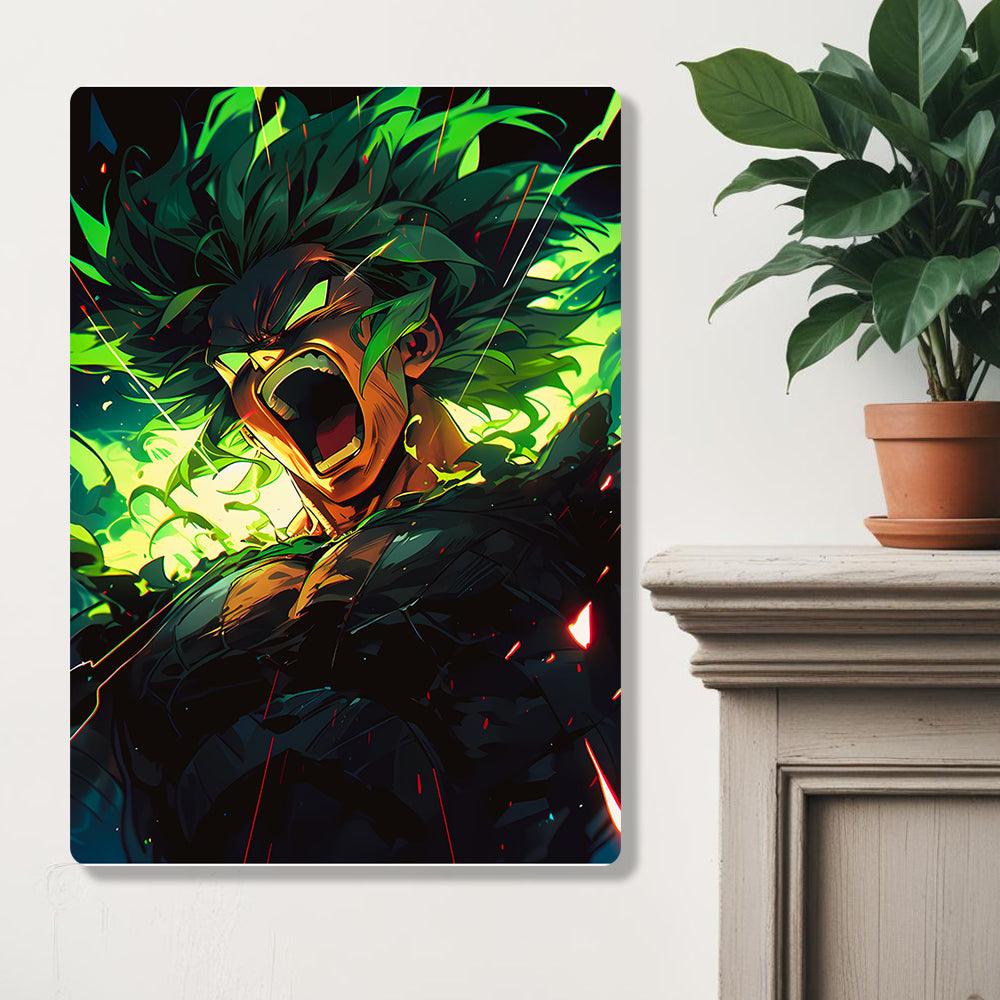 Broly - Dragon Ball - Metal Poster - Losstail - LOSSTAIL