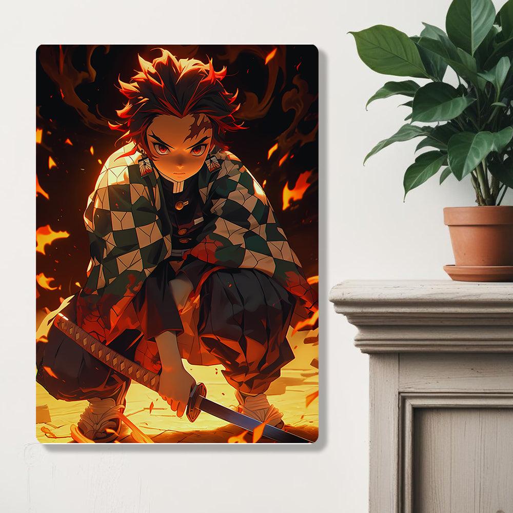 Tanjiro Kamado - Demon Slayer - Metal Poster - Losstail - LOSSTAIL