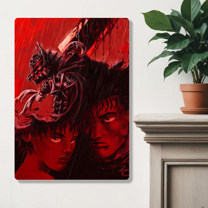 Guts & Casca - Berserk - Metal Poster - Losstail