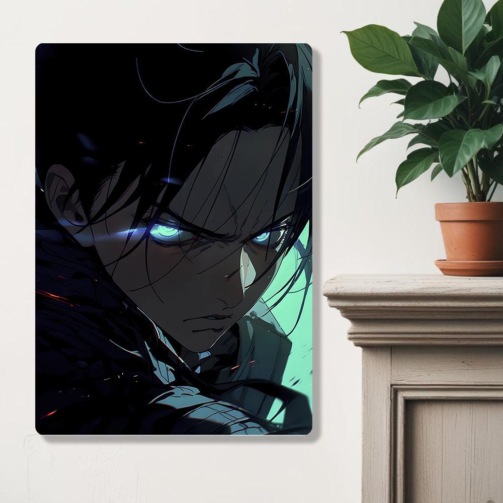 Levi Ackerman - Attack On Titan - Metal Poster - Losstail