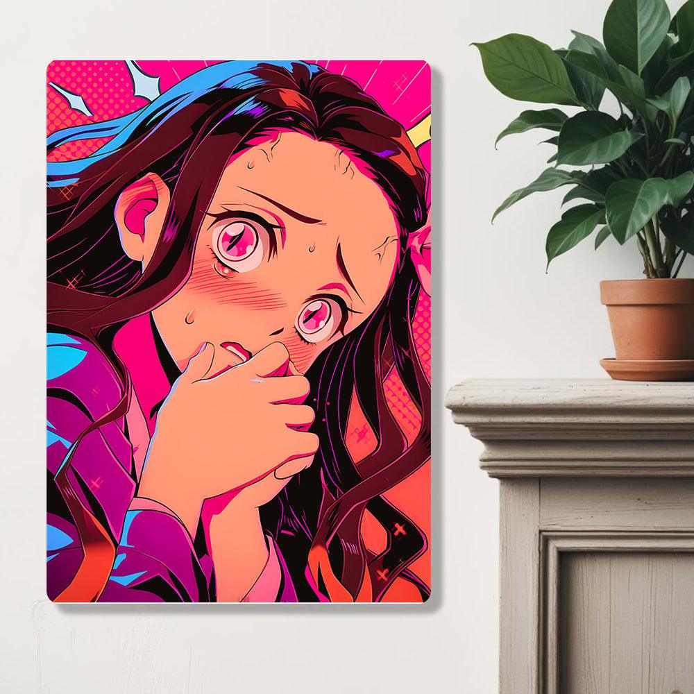 Nezuko Kamado - Demon Slayer - Metal Poster - Losstail - LOSSTAIL