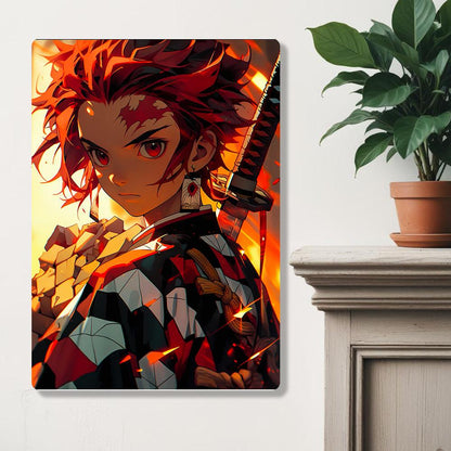 Tanjiro Kamado - Demon Slayer - Metal Poster - Losstail - LOSSTAIL