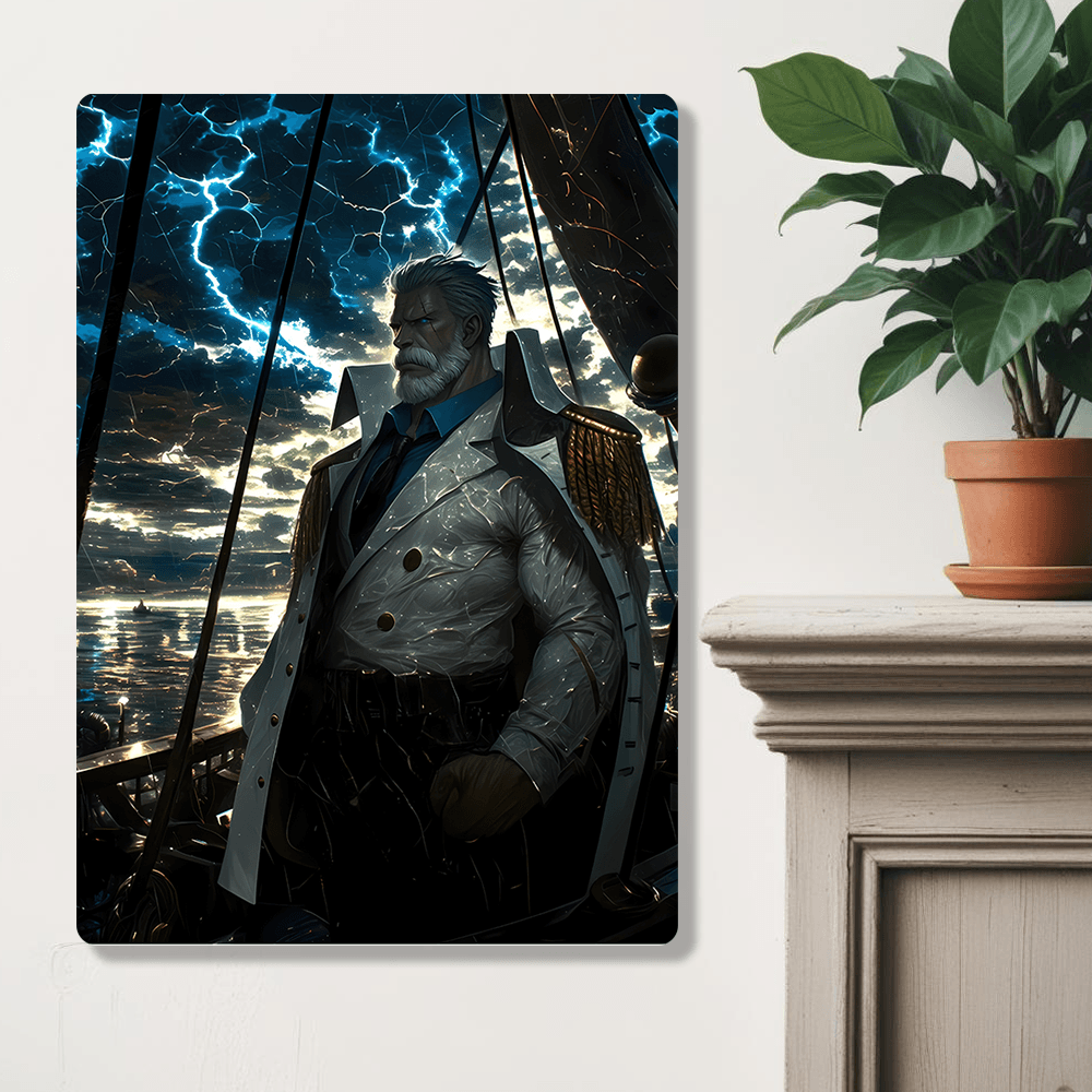 Monkey D Garp - Onepiece - Metal Poster - Losstail.