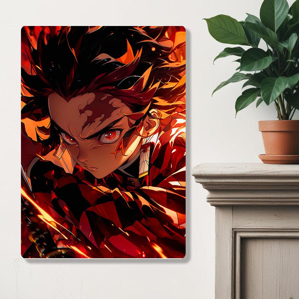 Tanjiro Kamado - Demon Slayer - Metal Poster - Losstail - LOSSTAIL