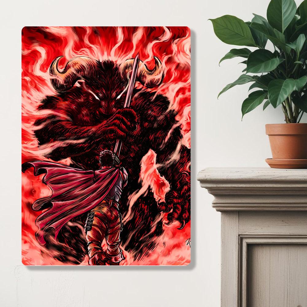 Guts - Berserk - Metal Poster - Losstail