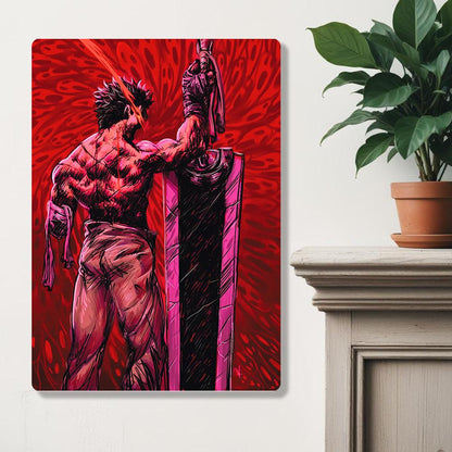 Guts - Berserk - Metal Poster - Losstail