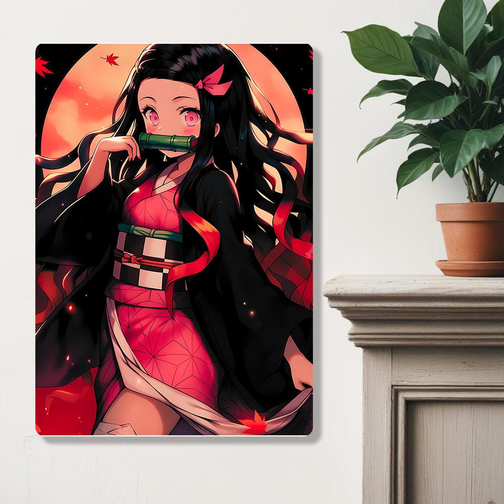 Nezuko Kamado - Demon Slayer - Metal Poster - Losstail - LOSSTAIL