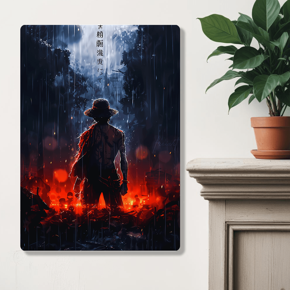 Monkey D Luffy  - Onepiece - Metal Poster - Losstail.