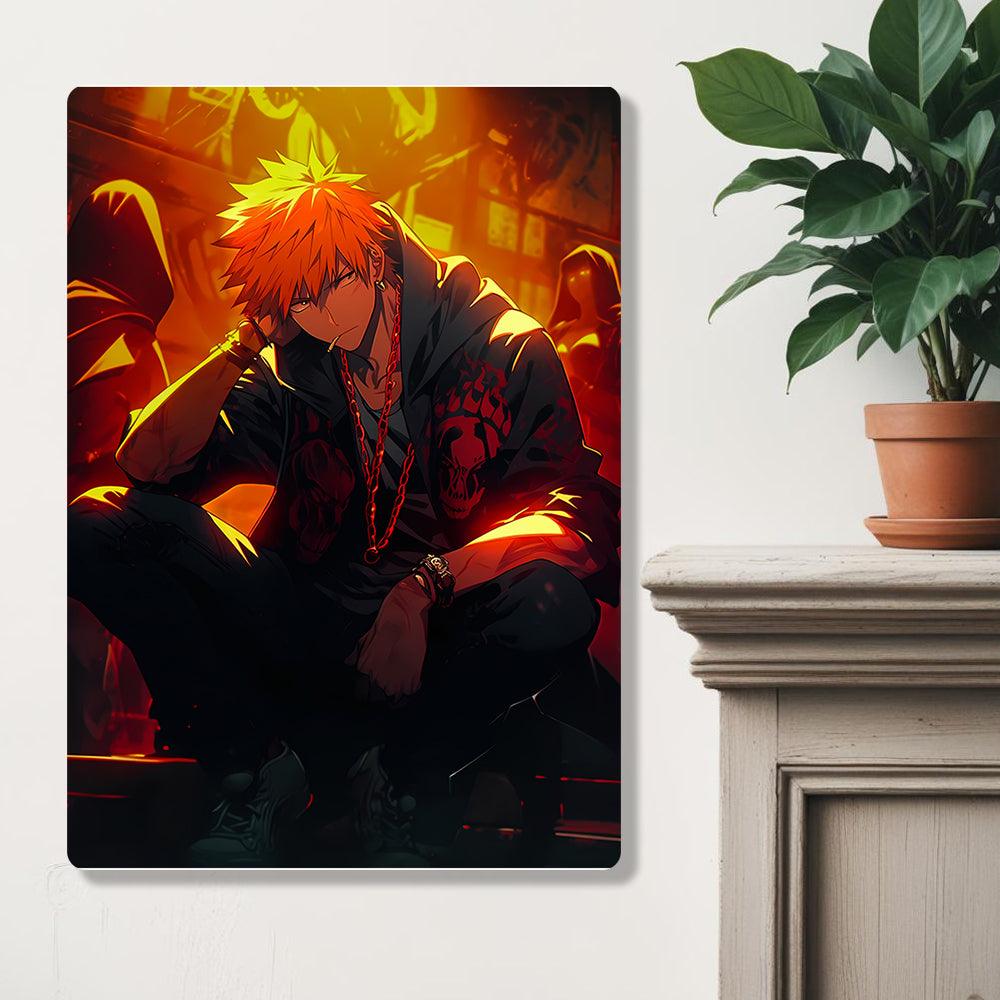 Ichigo Kurosaki - Bleach - Metal Poster - Losstail - LOSSTAIL