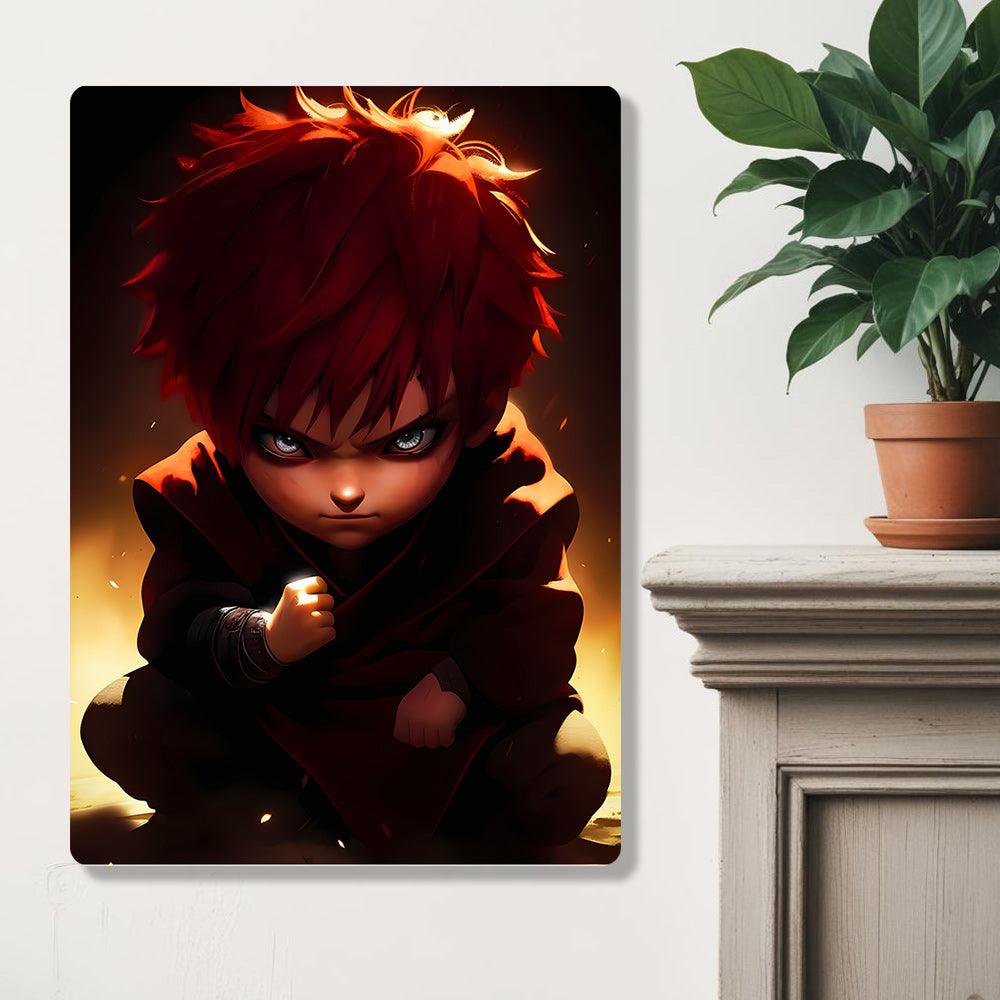 Kid Gaara - Naruto - Metal Poster - Losstail.