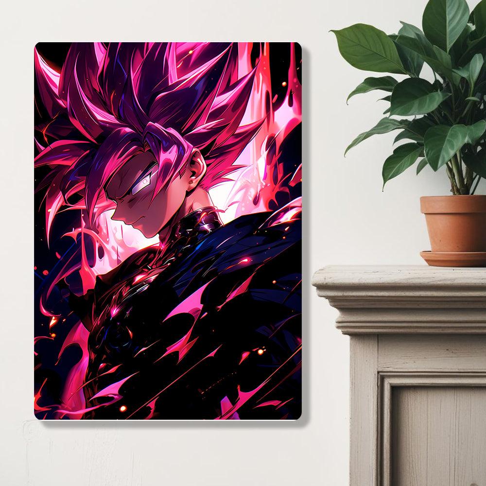 Super Saiyan Rose Goku Black - Dragon Ball - Metal Poster - Losstail - LOSSTAIL