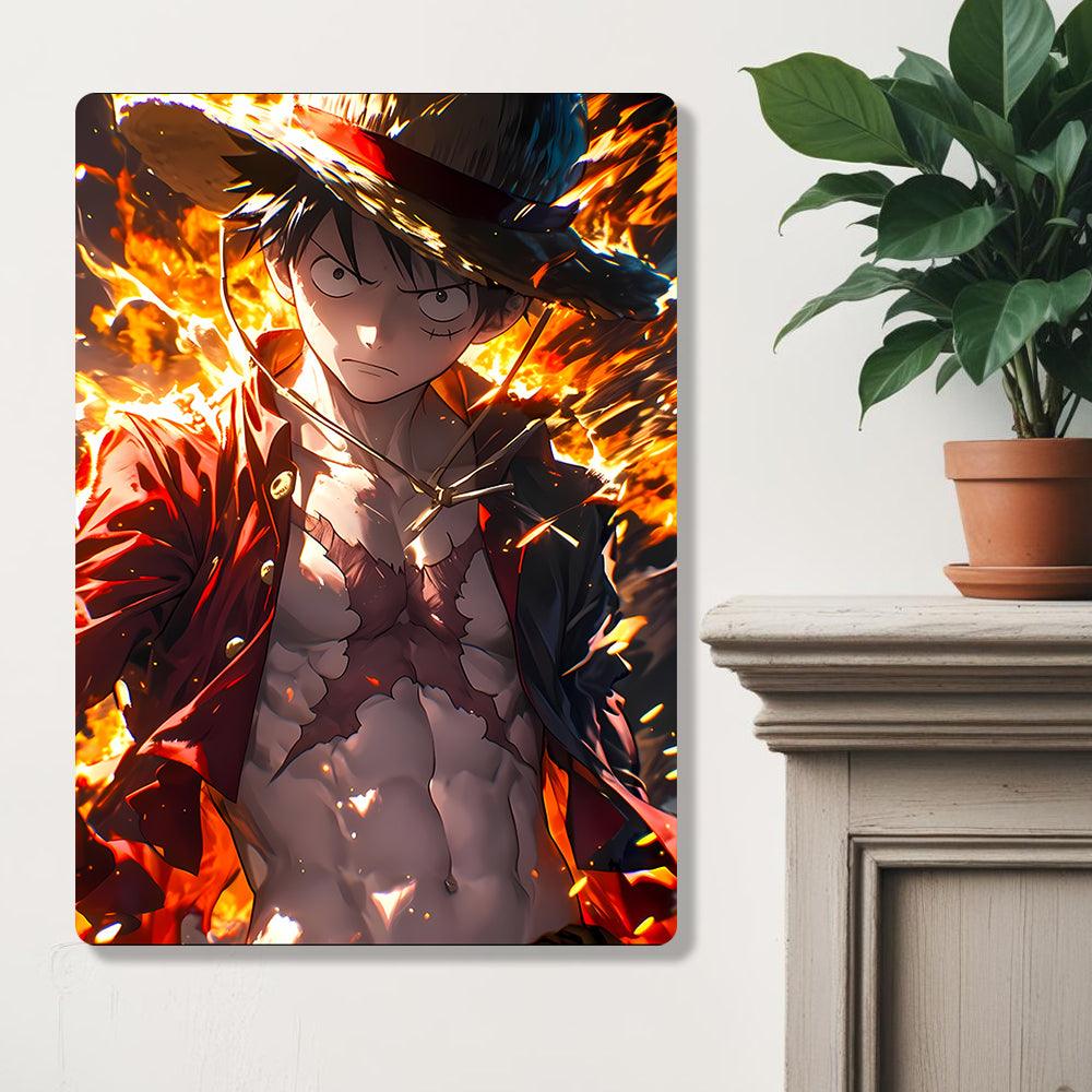 Monkey D Luffy -Onepiece - Metal Poster - Losstail.