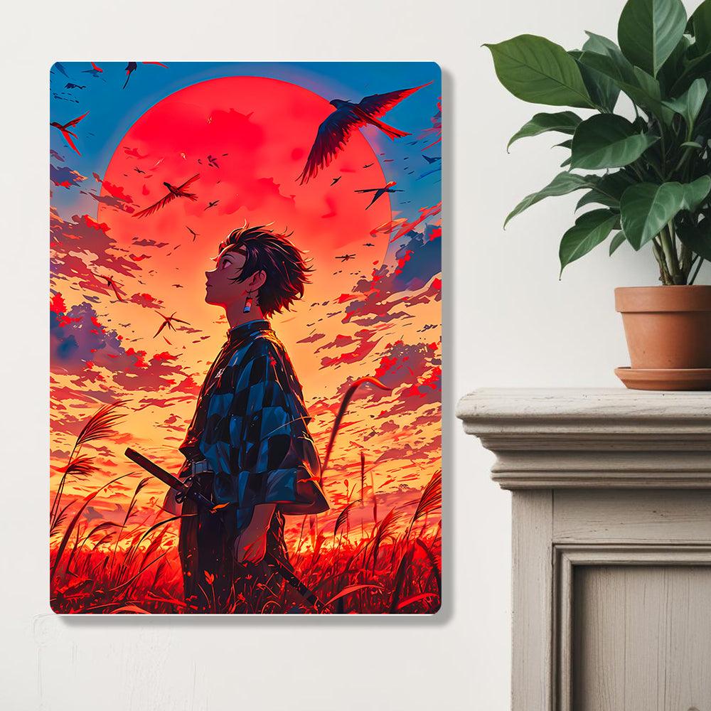 Tanjiro Kamado - Demon Slayer - Metal Poster - Losstail - LOSSTAIL