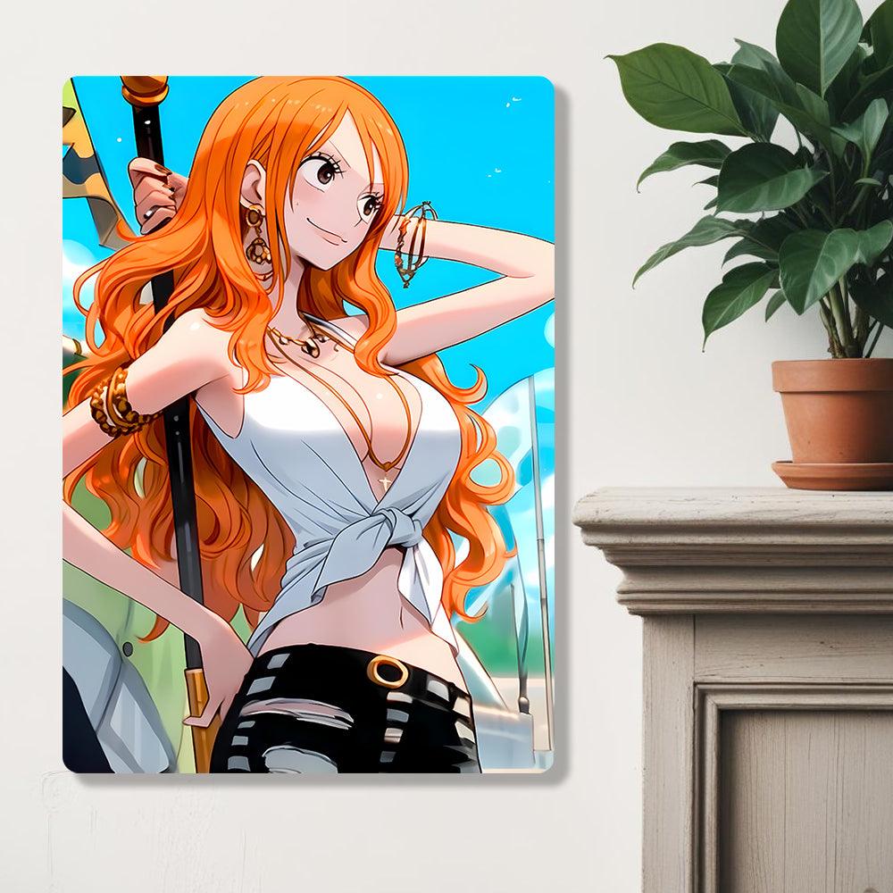 Nami - Onepiece - Metal Poster - Losstail.