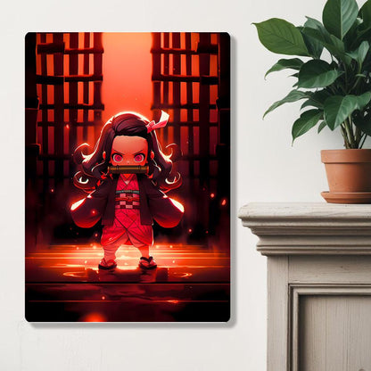 Nezuko Kamado - Demon Slayer - Metal Poster - Losstail - LOSSTAIL